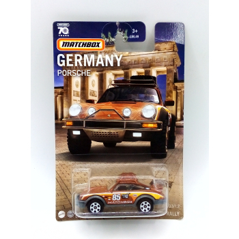 Porsche 911 930 Turbo Rally 1985 - skala 1:64 - Matchbox